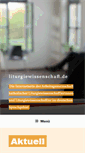 Mobile Screenshot of liturgiewissenschaft.de