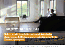 Tablet Screenshot of liturgiewissenschaft.de